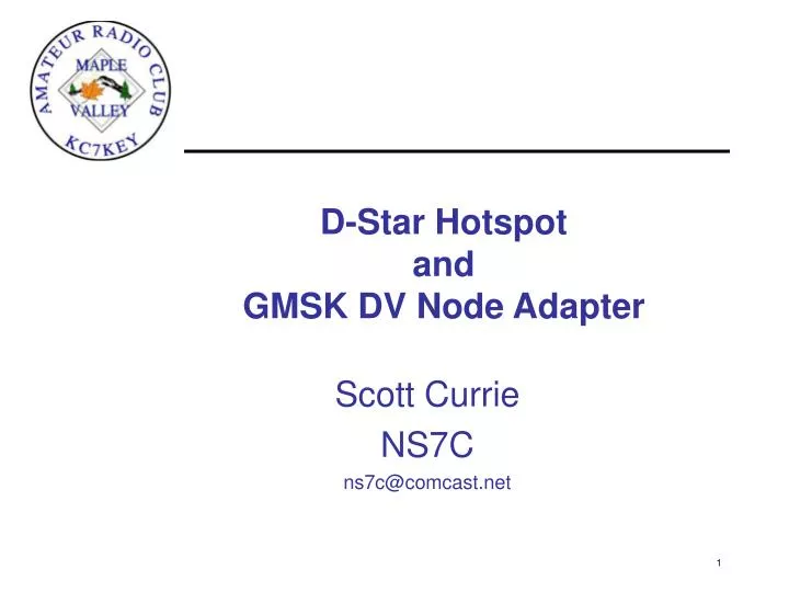 d star hotspot and gmsk dv node adapter