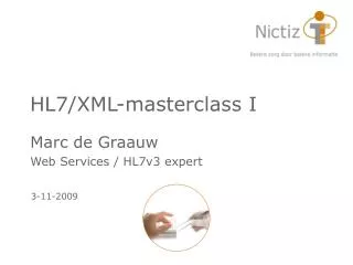 HL7/XML-masterclass I