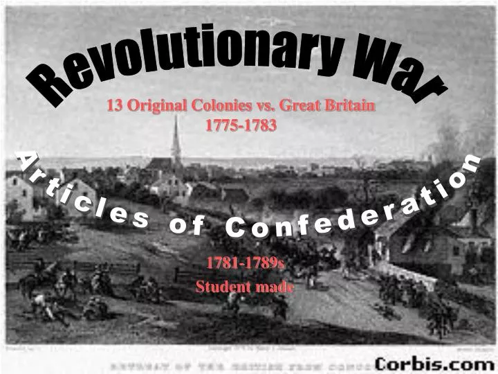 13 original colonies vs great britain 1775 1783