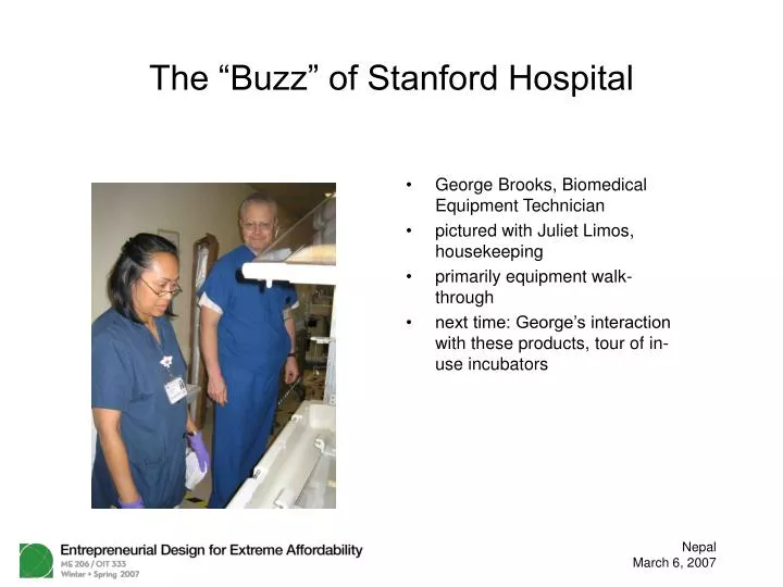 the buzz of stanford hospital