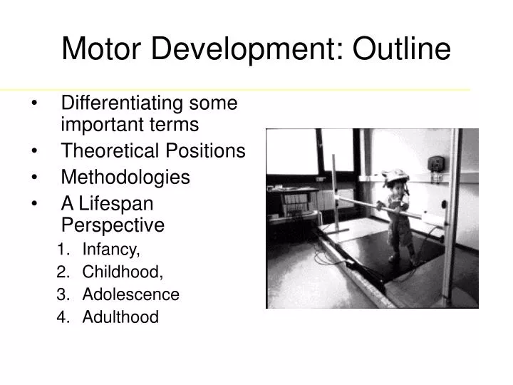 motor development outline