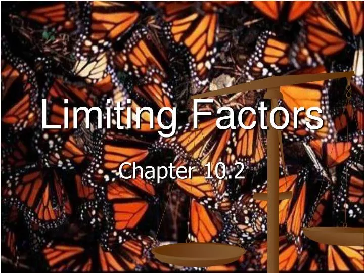 limiting factors