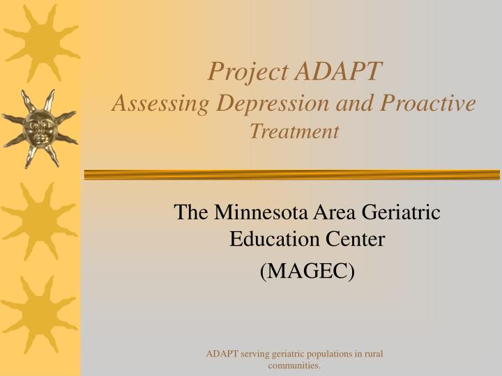 project adapt assessing depression and proactive treatment