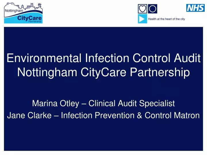 environmental infection control audit nottingham citycare partnership