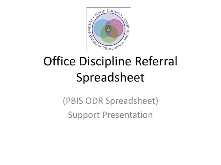 office discipline referral spreadsheet