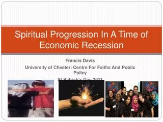 Spiritual Progression In A Time of Economic Recession