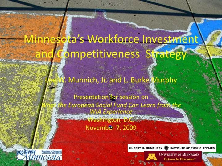 minnesota s workforce investment and competitiveness strategy