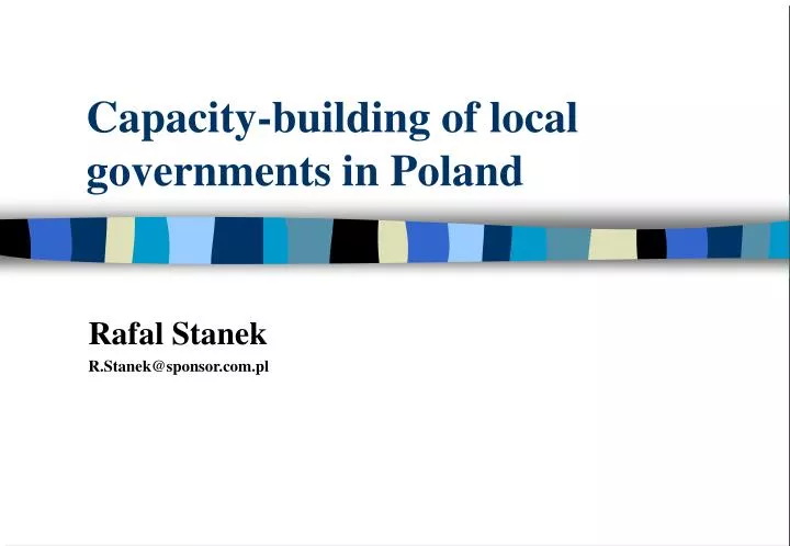 capacity building of local governments in poland