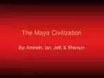 The Maya Civilization - slide 1