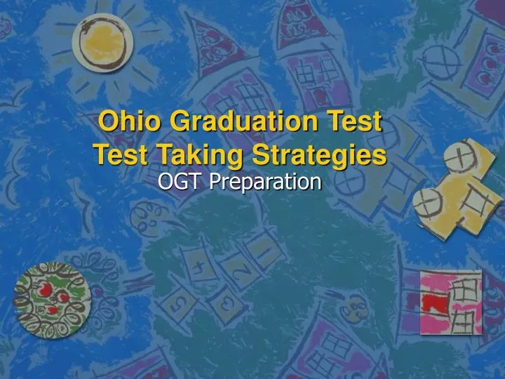 ohio graduation test test taking strategies