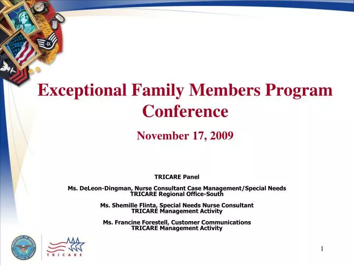 exceptional family members program conference november 17 2009