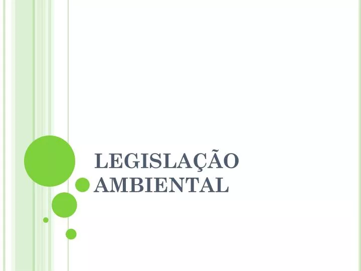 legisla o ambiental