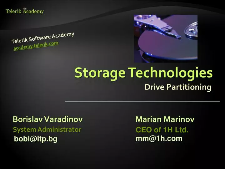 storage technologies