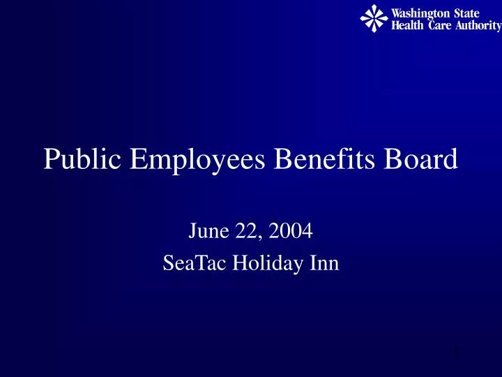 public employees benefits board