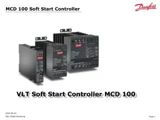 VLT Soft Start Controller MCD 100