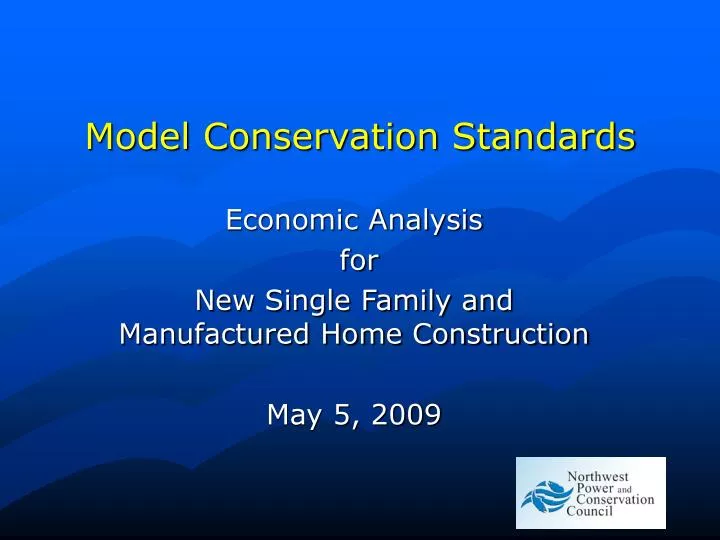 model conservation standards