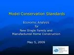 Model Conservation Standards - slide 1