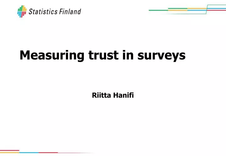 measuring trust in surveys