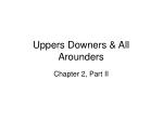 Uppers Downers &amp; All Arounders - slide 1
