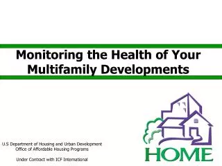Monitoring the Health of Your Multifamily Developments