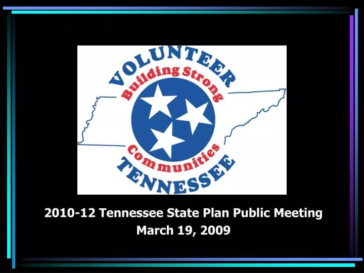 2010 12 tennessee state plan public meeting march 19 2009