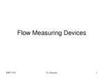 Flow Measuring Devices - slide 1
