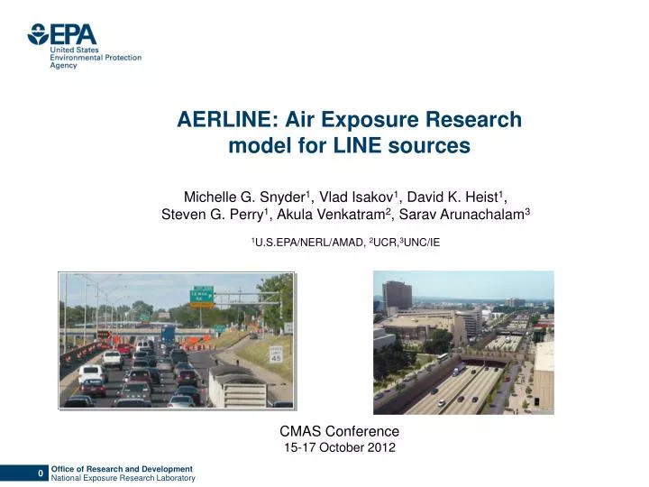 aerline air exposure research model for line sources