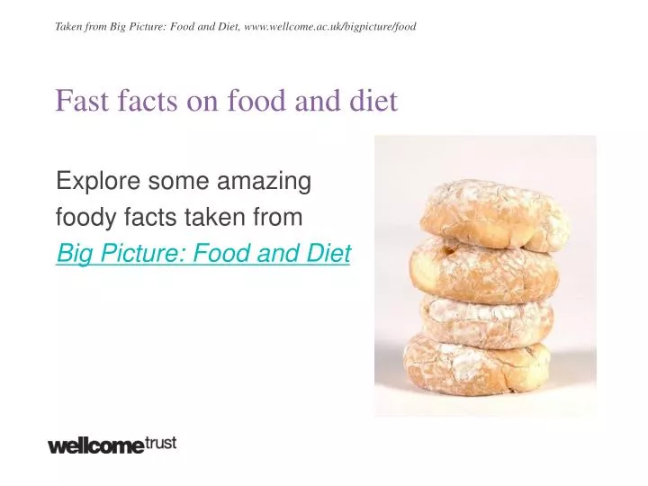 fast facts on food and diet