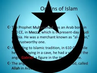 Origins of Islam