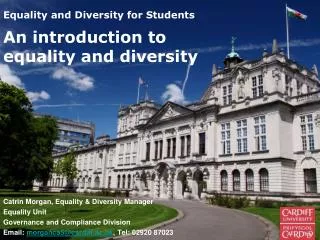 Equality and Diversity for Students