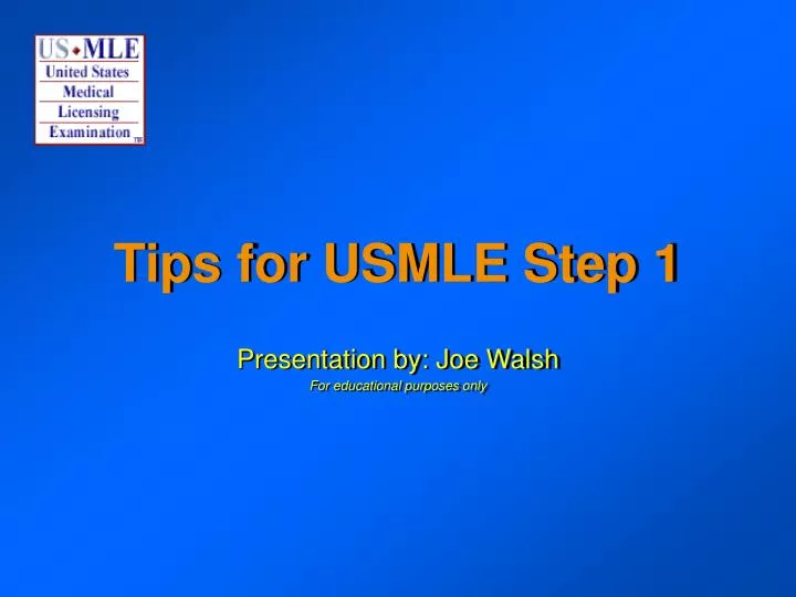 tips for usmle step 1