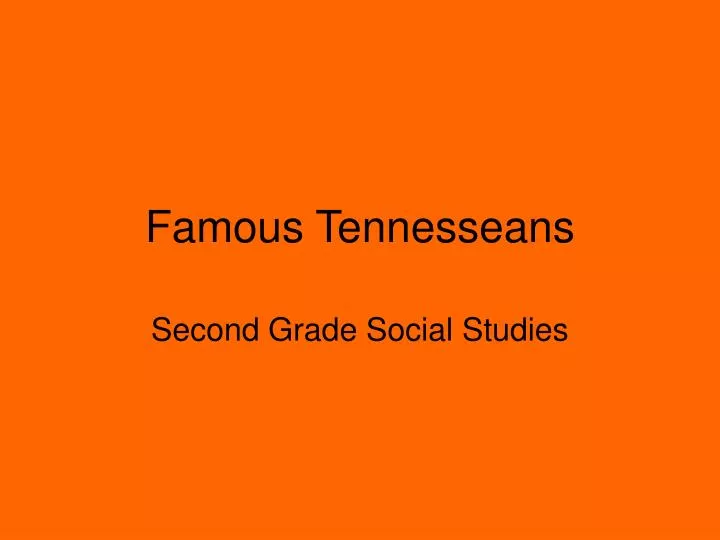 famous tennesseans