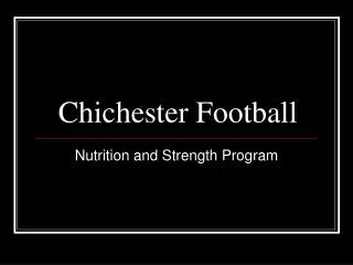 Chichester Football