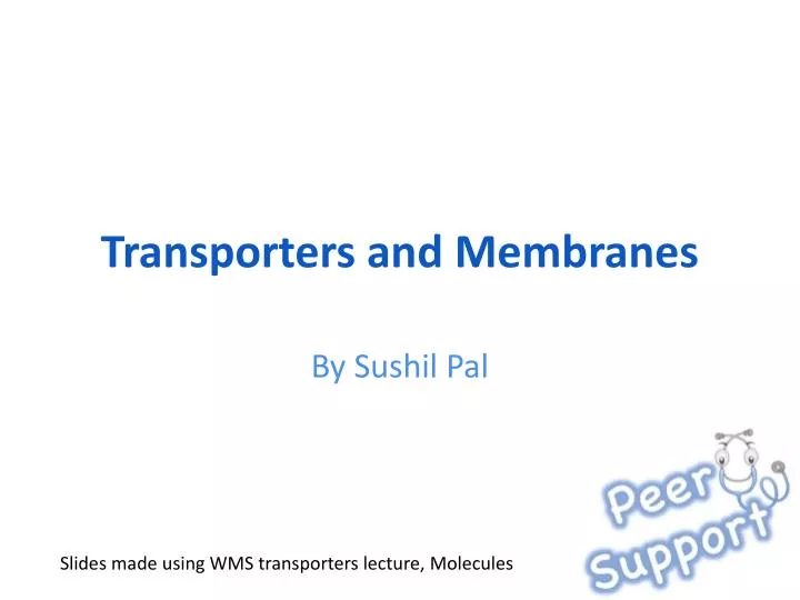 transporters and membranes