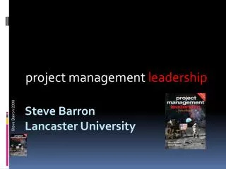 Steve Barron Lancaster University