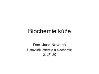 biochemie k e