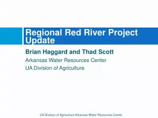 regional red river project update