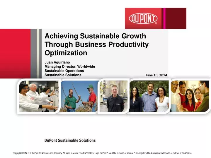 achieving sustainable growth through business productivity optimization