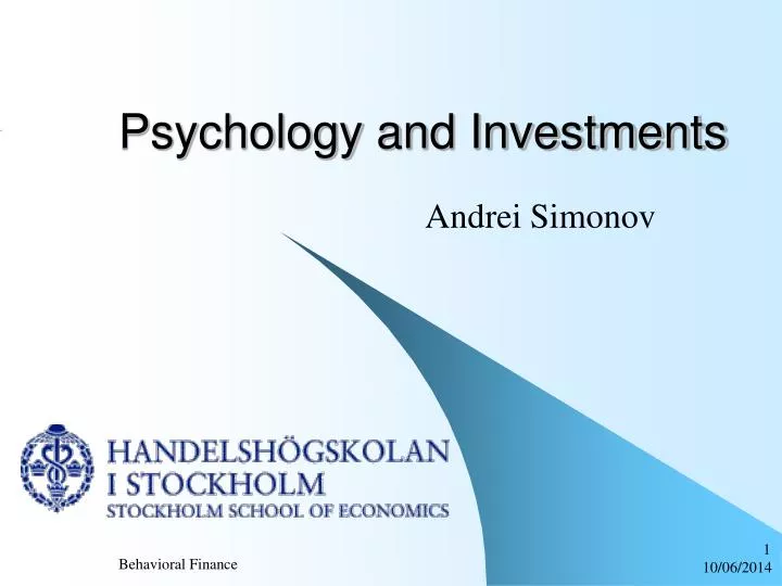 psychology and investments