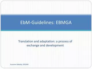 EbM-Guidelines : EBMGA