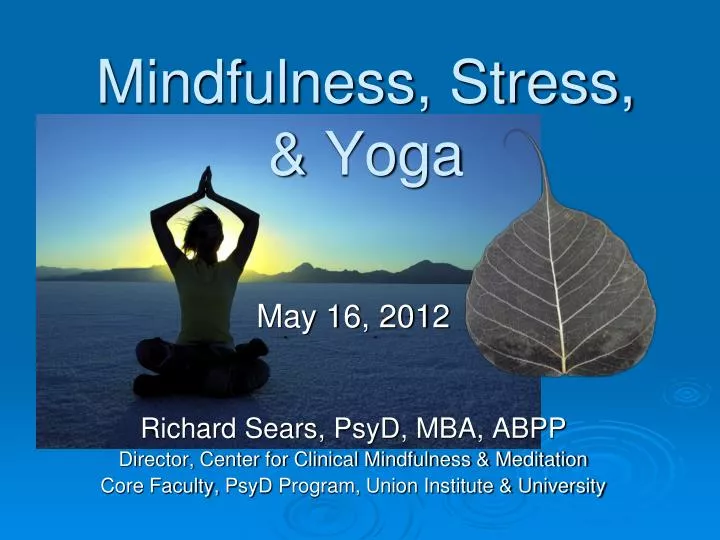 mindfulness stress yoga