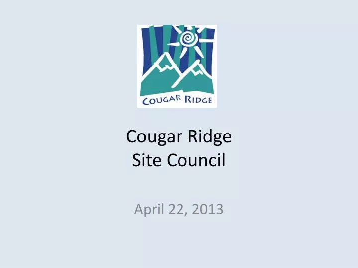 cougar ridge site council