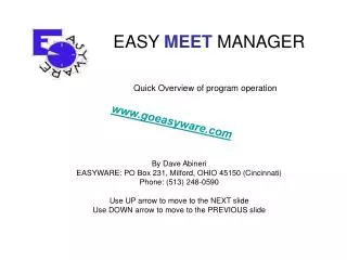 EASY MEET MANAGER