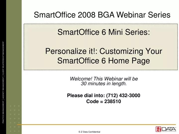 smartoffice 6 mini series personalize it customizing your smartoffice 6 home page