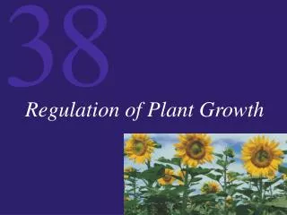 Regulation of Plant Growth