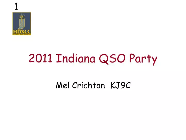 2011 indiana qso party