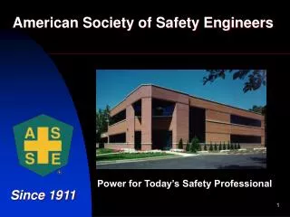 American Society of Safety Engineers