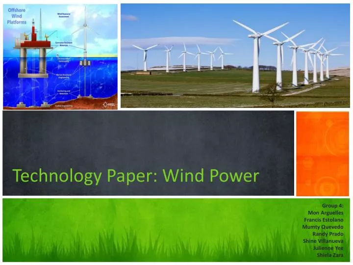 technology paper wind power