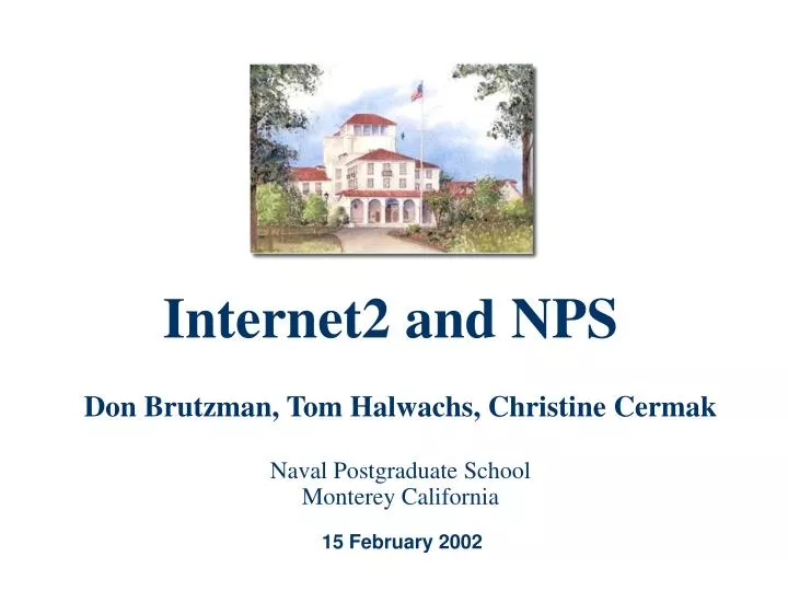 internet2 and nps