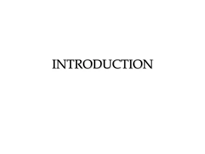 introduction